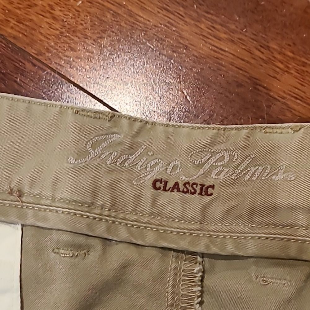 Men's Classic Khaki Chino Pants - Neutral Tan - Picture 3 of 6